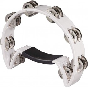 Peace TM-1B Λευκό Πλαστικό Ντέφι Χειρός με Διπλή Σειρά ΖίλιεςΚωδικός: TM-1B-WH 