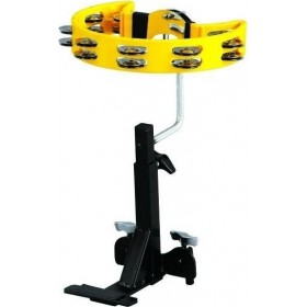 Peace BDP-T Κίτρινο Πλαστικό Ντέφι Hi-Hat με Διπλή Σειρά Ζίλιες