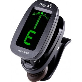 Cherub Χρωματικό Κουρδιστήρι WST-630C σε Μαύρο Χρώμα