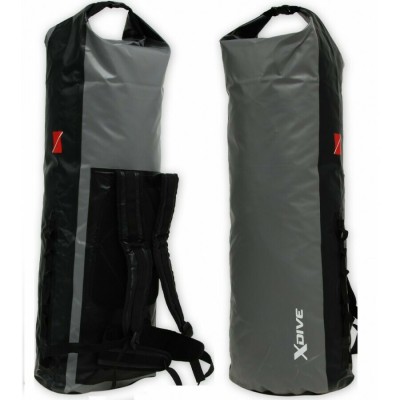 XDive Στεγανός Σάκος Carrier Backpack σε Γκρι χρώμα 90lt