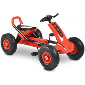 Παιδικό Go Kart Drift Air Ποδοκίνητο Μονοθέσιο με Πετάλι ΚόκκινοΚωδικός: 107792 