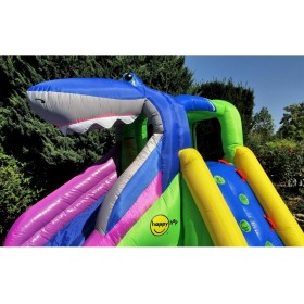 Happy Hop Φουσκωτό με Τραμπολίνο &amp Τσουλήθρα Sharks Club 430x320x240εκ. για 3+ ΕτώνΚωδικός: 9417N 