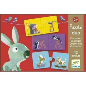 Παιδικό Puzzle Αντίθετα 12pcs για 2+ Ετών DjecoΚωδικός: 08162 