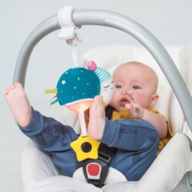 Taf Toys Κρεμαστό Παιχνίδι Κούνιας και Καροτσιού με Μουσική και Περιστροφή Mini Moon