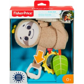 Fisher Price Κρεμαστό Παιχνίδι Κούνιας και Καροτσιού με Μασητικό και Καθρέφτη Βραδύπους για Νεογέννητα