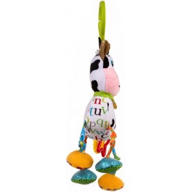 Balibazoo Κρεμαστό Παιχνίδι Κούνιας και Καροτσιού με Μασητικό Caesar Cow Pendant για Νεογέννητα