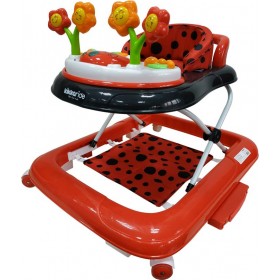 Kikka Boo Στράτα Ladybug με Μουσική για 6+ Μηνών Κόκκινη