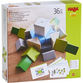Haba Ξύλινα Εκπαιδευτικά Τουβλάκια 3D Arranging Game Nordic Mosaic για 3+ Ετών 36τμχΚωδικός: 305461 