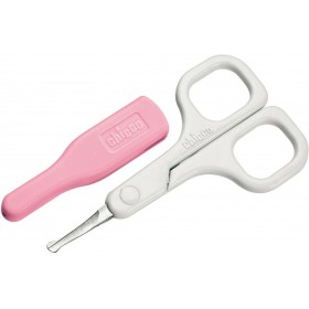Chicco Βρεφικά Ψαλιδάκια Νυχιών Ροζ 2τμχ