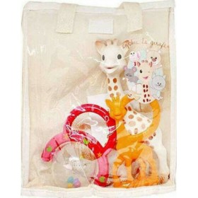 Sophie La Girafe Μασητική Κουδουνίστρα Οδοντοφυΐας "Sophie the Giraffe " από Καουτσούκ για 3 m+ 3τμχ