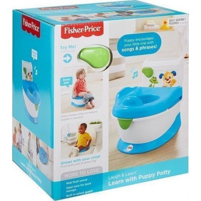 Fisher Price Γιο Γιο Λεκάνη Σκυλάκι με Μουσική &amp Ήχους Μπλε