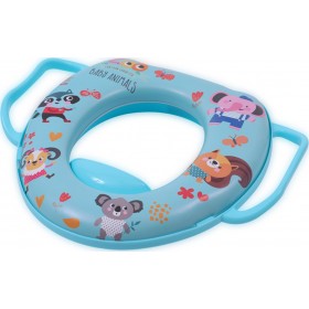 Lorelli Παιδικό Κάθισμα Τουαλέτας Animals με Εύκαμπτη Επιφάνεια Γαλάζιο