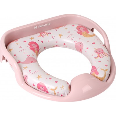 Kikka Boo Μαλακό Κάθισμα Τουαλέτας με Λαβές Sea World Pink