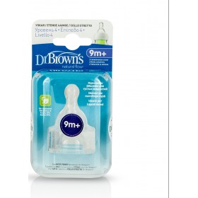Dr. Brown's Options Θηλές από Σιλικόνη Γρήγορης Ροής 2τμχ