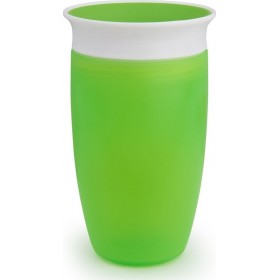 Munchkin Παιδικό Ποτηράκι "Miracle 360°" από Πλαστικό Πράσινο 296ml για 12m+