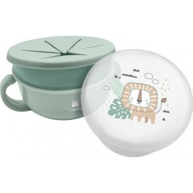 Kikka Boo Παιδικό Μπωλ Φαγητού από Σιλικόνη Savanna Mint
