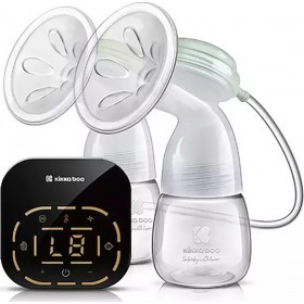 Kikka Boo Ηλεκτρικό Διπλό Θήλαστρο "Elia" Μπαταρίας και Ρεύματος Χωρίς BPA 180ml