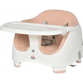 HomCom Καθισματάκι Φαγητού Πλαστικό για Καρέκλα Ροζ