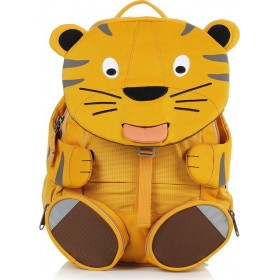 Affenzahn Theo Tiger Σχολική Τσάντα Πλάτης Νηπιαγωγείου σε Κίτρινο χρώμα Μ20 x Π12 x Υ31cmΚωδικός: FAL 005 