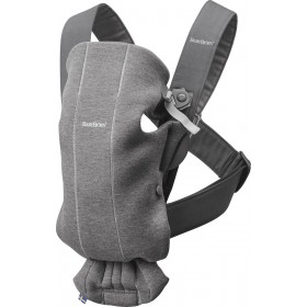 BabyBjorn Κλασικός Μάρσιπος "Mini 3D Jersey" Dark Grey