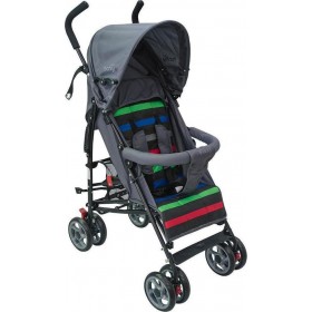 Just Baby Flexy Καρότσι Μπαστούνι Grey 7.8kg κατάλληλο από 6 μηνών