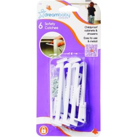 Dreambaby Προστατευτικά για Ντουλάπια &amp Συρτάρια 6τμχ Λευκό