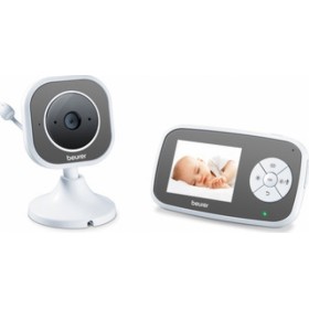 Beurer Ενδοεπικοινωνία Μωρού Με Κάμερα &amp Ήχο "BY110" με Νανουρίσματα &amp Μελωδίες 2.8" 2τμχ