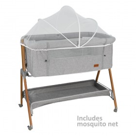 Bebe Stars Λίκνο Crystal Light Grey χωρίς Στρώμα