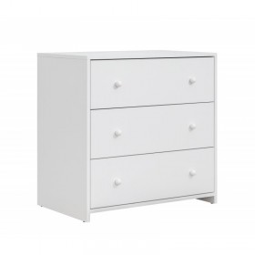 Βρεφική Συρταριέρα Laura B111 Λευκό 85x50x88cm