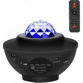 Διακοσμητικό Φωτιστικό LED Party Light Starry Night Light Projector Ocean Wave Πολύχρωμο Διακοσμητικό Φωτιστικό LED Party Light Starry Night Light Projector Ocean Wave Πολύχρωμο