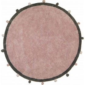 Baby Adventure Παιδικό Χαλί Στρογγυλό με Διάμετρο 150cm Pink/GreyΚωδικός: BR75143 