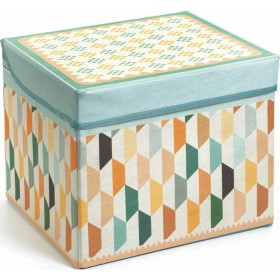 Djeco Πτυσσόμενο Παιδικό Κουτί Αποθήκευσης από Ύφασμα Orient Μπλε