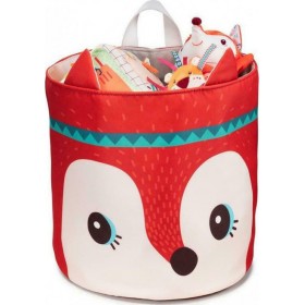 Lilliputiens Παιδικό Καλάθι Αποθήκευσης από Ύφασμα Alice The Fox Πορτοκαλί