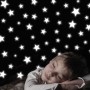 Αυτοκόλλητο Τοίχου Φωσφοριζέ White Stars