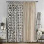 Lino Home Παιδική Κουρτίνα Panda Bear με Τρέσα 140x275cm 101 Beige