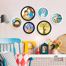 Παιδικό Κάδρο από Πλαστικό Σπιτάκια