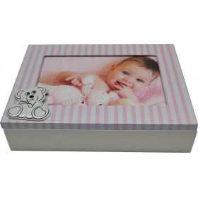 Ankor Κορνίζα Ξύλινη Κουτάκι Ροζ 15x10cmΚωδικός: BM-AT64-4 