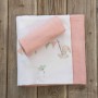 Nima Πάνες Αγκαλιάς από Μουσελίνα Bunny Love 3τμχ 120x120cm