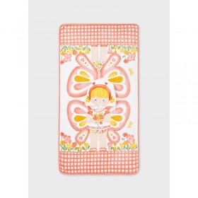 Mayoral Βρεφική Κάπα-Μπουρνούζι με Κουκούλα Πορτοκαλί