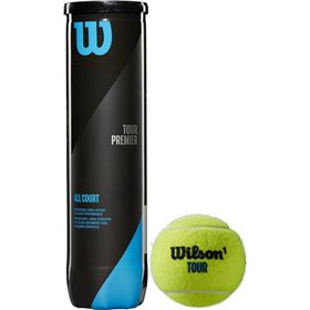 Wilson Tour Premier All Court Μπαλάκια Τένις για Τουρνουά 4τμχΚωδικός: WRT119400 