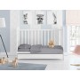 Dimcol Βαμβακερό Πάπλωμα Κούνιας Solid 120x160cm Dark Grey 495