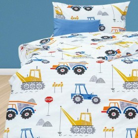 Borea Βρεφικό Κουβερλί Π-12 Φορτηγά 110x140cm Borea Βρεφικό Κουβερλί Π-12 Φορτηγά 110x140cm