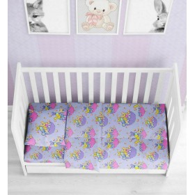 Dimcol Βρεφική Παπλωματοθήκη Bears 68 120x160cm