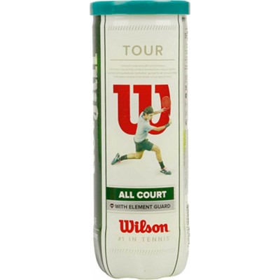 Wilson Tour All Court Μπαλάκια Τένις για Προπόνηση 3τμχΚωδικός: WRT106300 