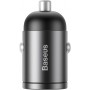 Baseus Φορτιστής Αυτοκινήτου Γκρι Tiny Star Mini Συνολικής Έντασης 5A Γρήγορης Φόρτισης με μία Θύρα USBΚωδικός: VCHX-A0G 