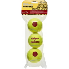 Wilson Minions Stage 3 Sleeve Μπαλάκια Τένις Παιδικά 3τμχΚωδικός: WR8202701001E 