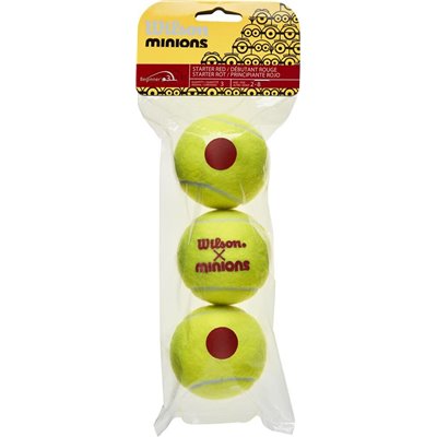 Wilson Minions Stage 3 Sleeve Μπαλάκια Τένις Παιδικά 3τμχΚωδικός: WR8202701001E 