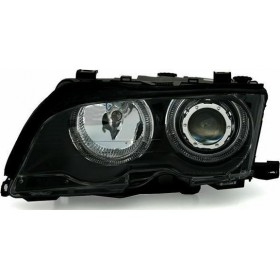 Μπροστινά Φανάρια Angel Eyes για BMW E46 Sedan 2001-2005 Μαύρα 2τμχΚωδικός: SWB02DB 