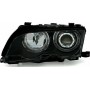 Μπροστινά Φανάρια Angel Eyes για BMW E46 Sedan 2001-2005 Μαύρα 2τμχΚωδικός: SWB02DB 