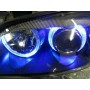Μπροστινά Φανάρια Angel Eyes για BMW E46 Sedan 2001-2005 Μαύρα 2τμχΚωδικός: SWB02DB 